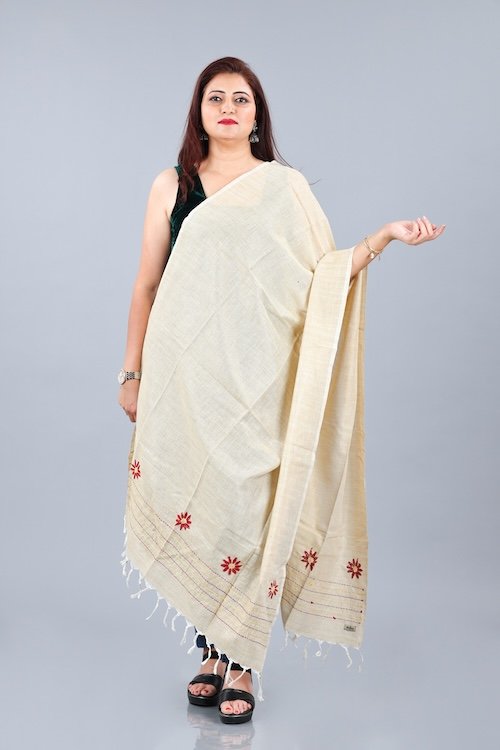 Cross stitch Dupatta