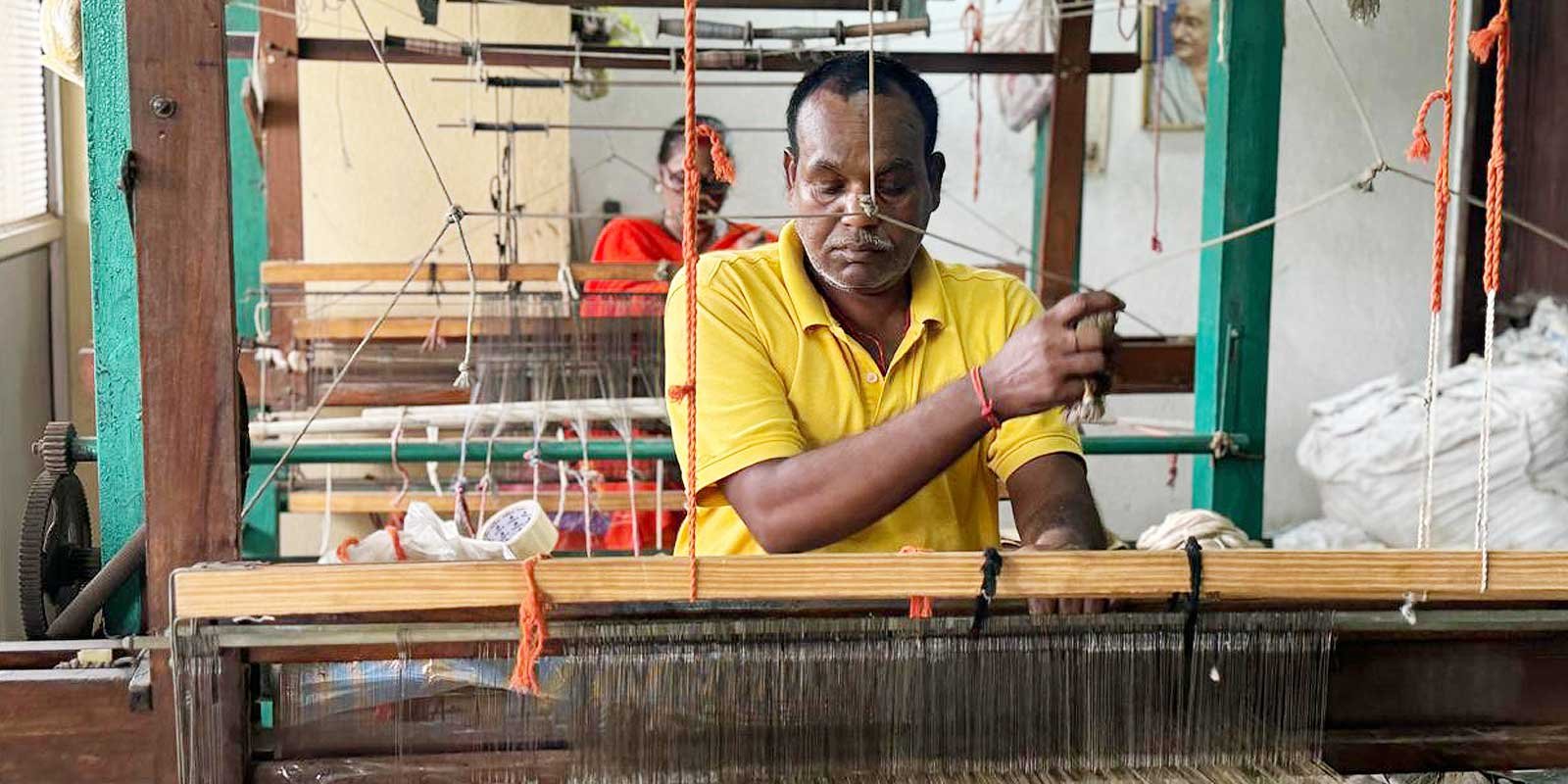 Artisans at Loom